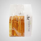 Kantong Kertas Kraft Putih Untuk Roti / Kantung Berdiri Dengan Mylar Dan Jendela Yang Jelas