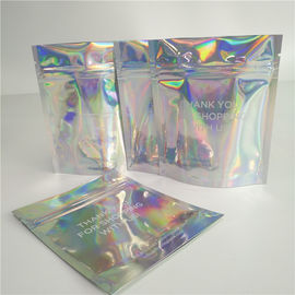 Stand Up Kantong Kosmetik Tas Makeup Mode Clear Shinny Bag Pouch Holographic Hologram